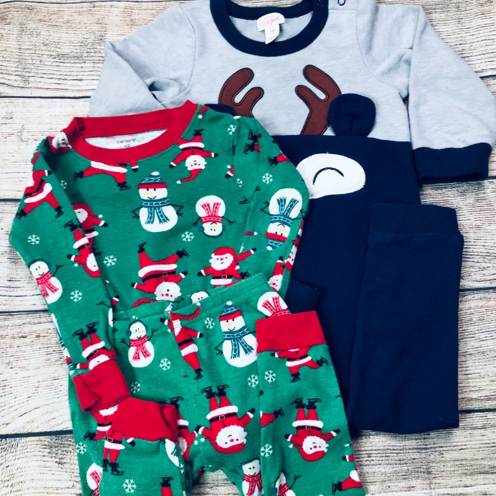 Baby Boy 2pc Christmas outfit